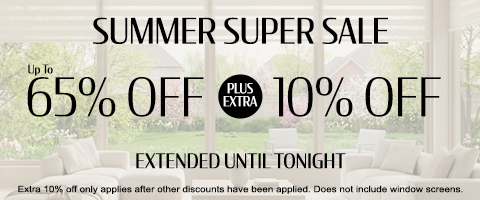 Current sale at Select Blinds Canada